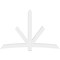 Ekena Millwork Alberta Architectural Grade PVC Gable Bracket, 96"W x 64"H x 4"D x 6"F, 16/12 Pitch GBP096X64X0406ALB00 - alternate 2